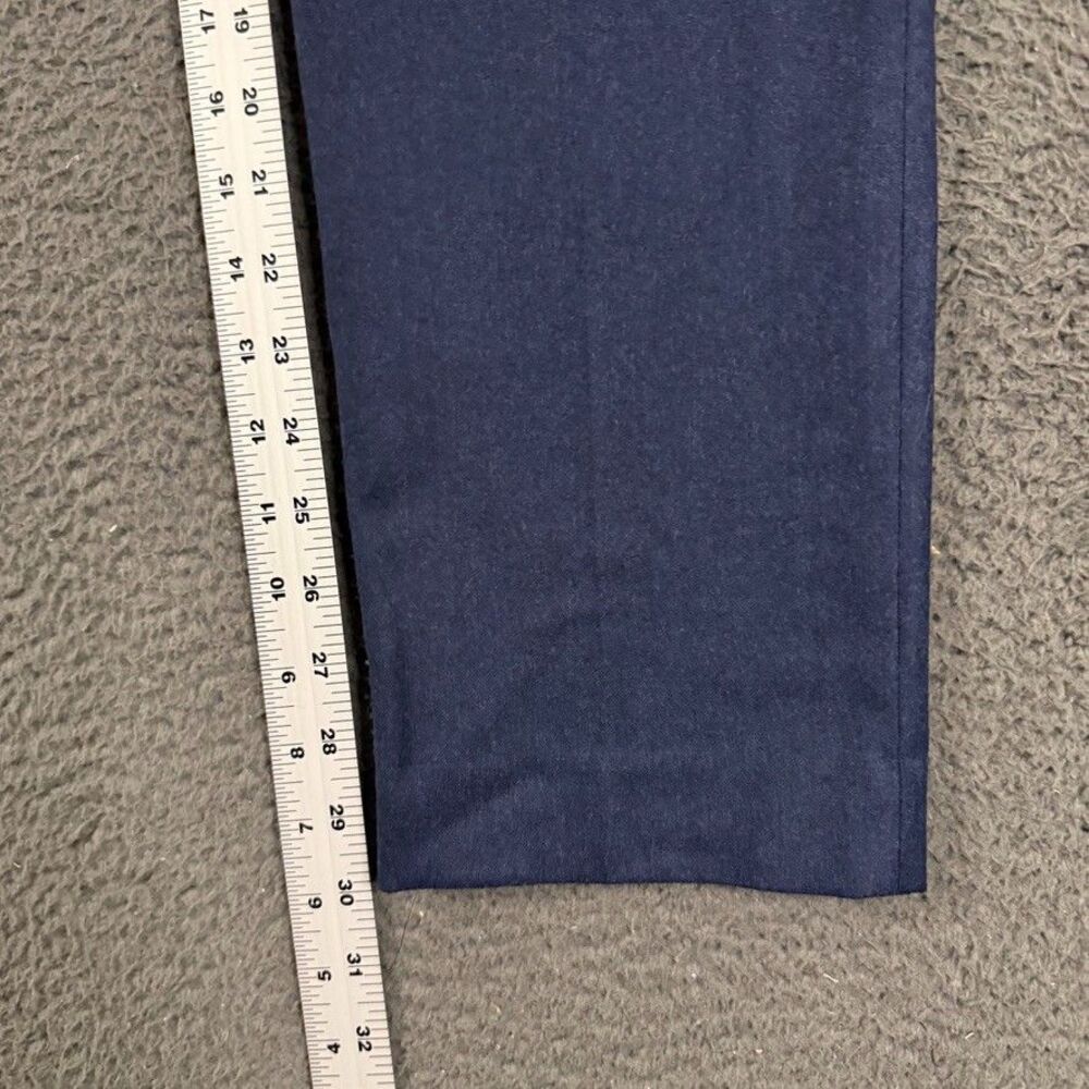 J Crew Dress Pants Mens 30x30 Blue Ludlow Slim Fit Vitale Barberis Canonico Wool - Picture 6 of 14